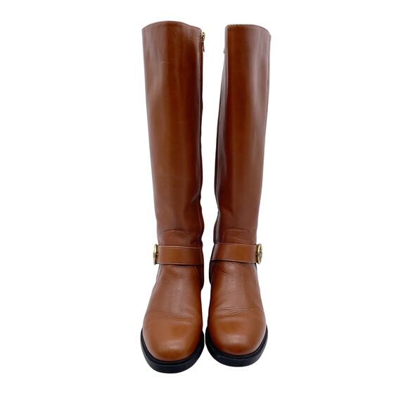 Coach Women's Rory II Saddle Leather Zip Knee Boots Size 5.5 C - Picture 3 of 15